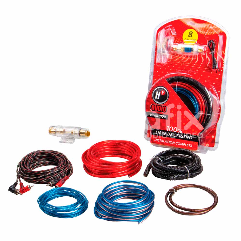 Kit Cable Numero 8 para Audio de Carro Amplificador - BETAFIX - Ecuador