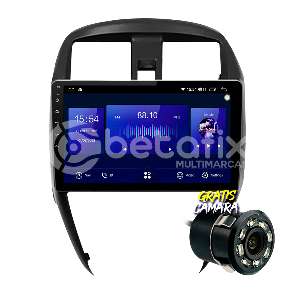 Auto Radio Android 1Din Universal 10.1 - BETAFIX - Ecuador