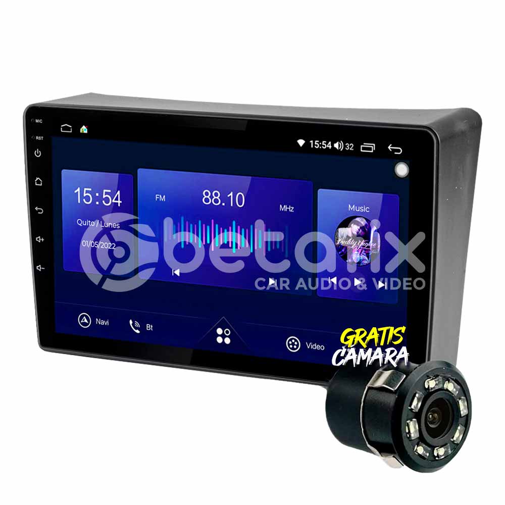 Auto Radio Android 1Din Universal 10.1 - BETAFIX - Ecuador